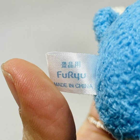 Nhk Furyu Garapico Garapikopu Dog Plush 4” Hangtag Keyring Charm Doll Blue Japan - Picture 9 of 9